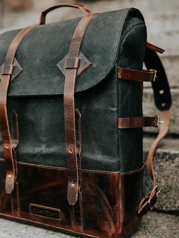 Urban Explorer Leather Backpack